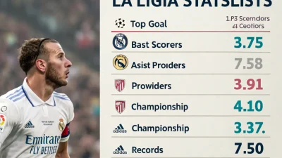 Estadísticas de La Liga: goleadores 2025, asistencias y récords